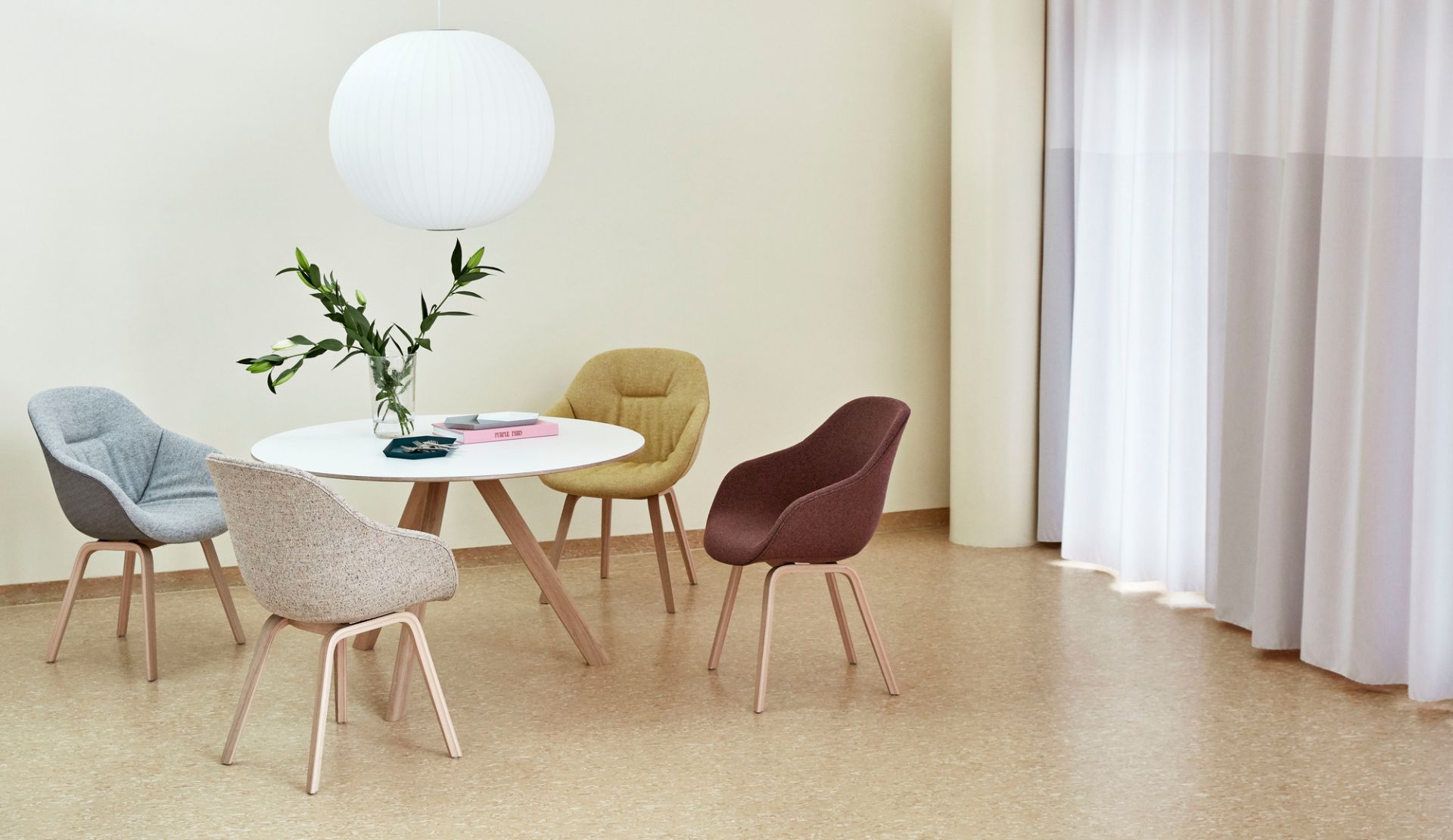 Copenhague Table CPH 20 Tisch rund Ø 90 cm Hay | HAY CPH 20 D 90 cm